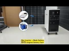 Sistema di energia solare a 3000w tutto in un kit solare 3kw sistema di energia solare a corrente continua 6kwh Potenza portatile