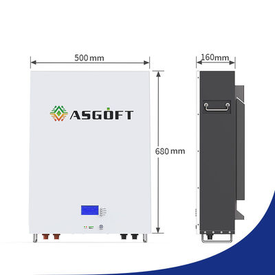 Grado domestico di Ion Battery 200ah 100ah 20kwh 10kwh 5kw del litio dei sistemi di immagazzinamento dell'energia una batteria di Powerwall 48v Lifepo4
