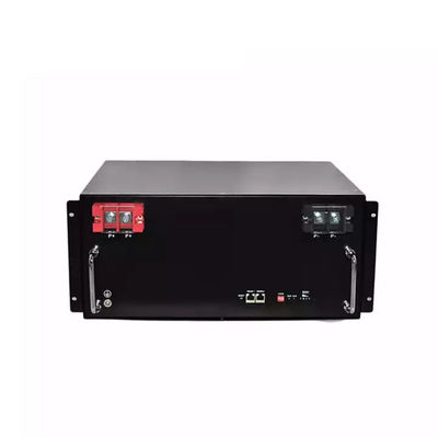 Lo scaffale del server del pacchetto della batteria di Smart 51.2v 48V Lifepo4 ha montato 5kw 100ah