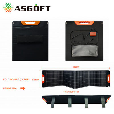 Sistema monocristallino fotovoltaico 200W 300W dei pannelli di PV del silicio pieghevole