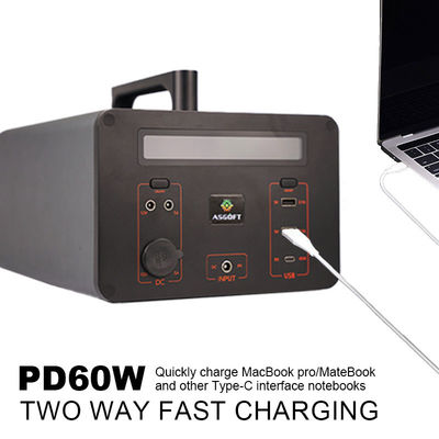 CA di CC solare del generatore 500W 288000mAh della centrale elettrica portatile di emergenza con esposizione principale