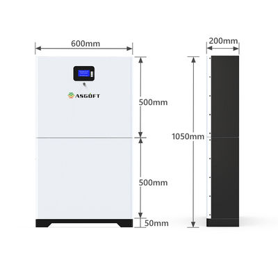 48v 280ah fuori da immagazzinamento dell'energia RS485/RS232/CANbus della batteria solare Lifepo4 di Powerwall di griglia