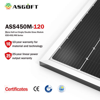Il PV monocristallino solare flessibile riveste la mono mezza cellula di pannelli 100watt 150 watt di 500w per il sistema domestico di immagazzinamento dell'energia