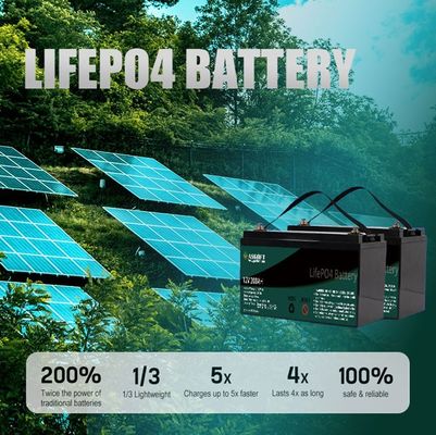 pacchetto 200ah 100ah 120ah 240ah 400ah della batteria al litio di 12.8v 12V per la barca a vela del carretto di golf