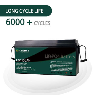 Volt Li Ion Battery Pack della batteria 100ah 150AH 12 di ASGOFT Lipo4 Lifepo4
