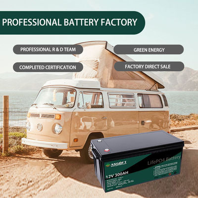 Ione del litio di volt Lifepo4 del pacchetto 300ah 12 della batteria al litio di ASGOFT 12V