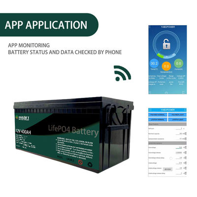 Pacchetto a energia solare del pacchetto 400ah della batteria al litio di ASGOFT Lifepo4 12V per i carretti di golf di rv