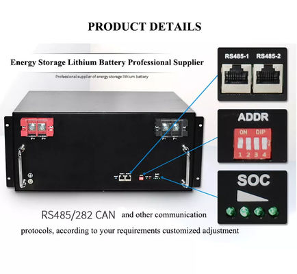 Pacchetto della batteria di Ion Battery Pack 48v 200ah Lifepo4 del litio di immagazzinamento dell'energia impermeabile