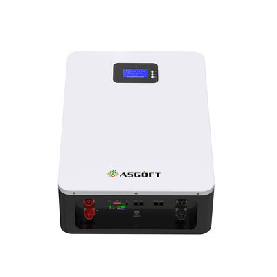 Batteria fissata al muro del litio 48v 100ah 200ah 5Kwh 10Kwh LifePo4 di potere della batteria 20kw 5Kw del sistema solare di Asgoft