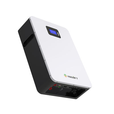 esposizione incorporata del litio 100Ah 5.12kwh 10kw BMS Powerwall With Lcd della batteria di 48v 51V Lifepo4