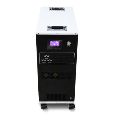 Tutti in uno stoccaggio portatile della batteria con 220Ah la batteria di tensione MPPT di capacità 25.6V con le ruote e la maniglia chiudibili a chiave