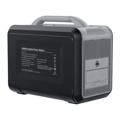 la Banca di potere della centrale elettrica della tassa di 1200W 2000Wh 5V 12V per il caricatore portatile all'aperto dell'alimentazione elettrica di USB*4 PD*4 DC*2