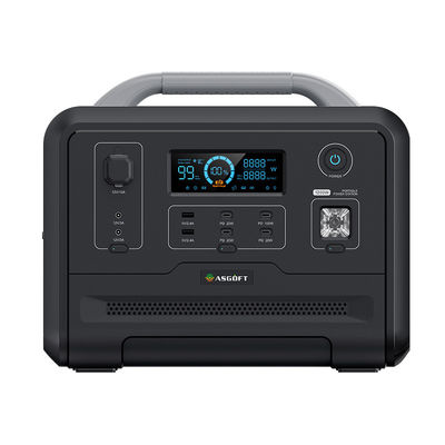 la Banca di potere della centrale elettrica della tassa di 1200W 2000Wh 5V 12V per il caricatore portatile all'aperto dell'alimentazione elettrica di USB*4 PD*4 DC*2