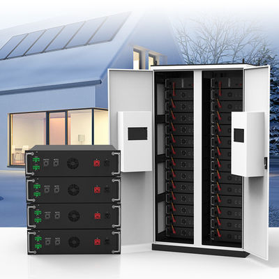 Batteria di stoccaggio di energia solare commerciale da 100kwh 200KWH Lifepo4 Hybrid Inverter Battery Energy System
