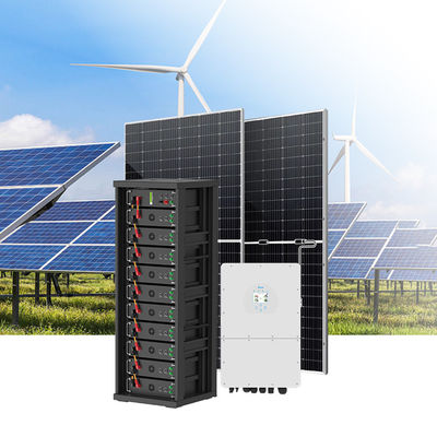 Alta tensione 15kwh-750kwh Batteria al litio in ferro Lifepo4 51.2v 100Ah Batteria montata su rack Batteria agli ioni di litio