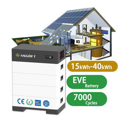 Sistemi di accumulo di energia domestica ad alta tensione 15kwh-40kwh 100Ah batterie agli ioni di litio batteria solare impilabile