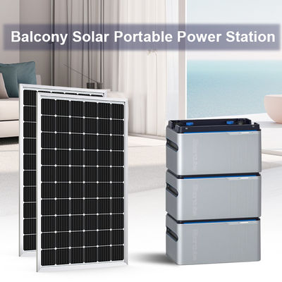 Micro Inverter Batteria di accumulo di energia 1024wh 5120Wh Balcone Stazione solare portatile 800W Stazione elettrica