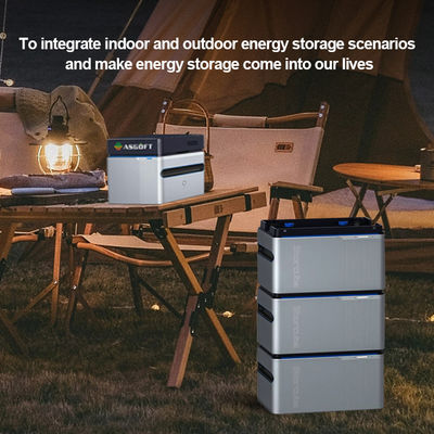 Micro Inverter Batteria di accumulo di energia 1024wh 5120Wh Balcone Stazione solare portatile 800W Stazione elettrica