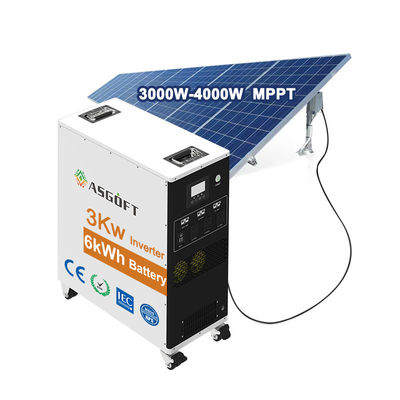 Generatore di stazione di energia solare da 3000 W 86kg 0C~55C Temperatura di carica