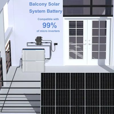 Centrale elettrica da balcone 800W Micro-inverter Balcone Sistema solare Batteria 1000W