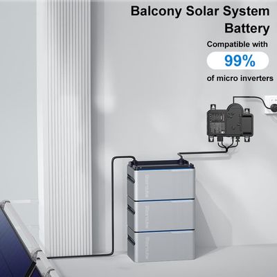 Micro Inverter Balcone Sistema Solare 800w Balcone Batteria Solare Con Pannello Solare