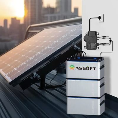 Micro-inverter su Griglia Balcone Sistema di stoccaggio solare Pannello solare 800W Balkonkraftwerk