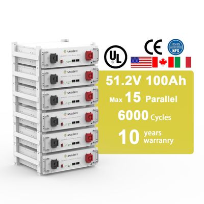 Certificazione UL Batteria di accumulo di energia LiFePO4 51.2V 100Ah