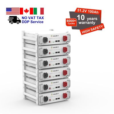 BYD Energy Storage Stackable Server Rack Montaggio 51.2 V 100Ah Lifepo4 Batteria