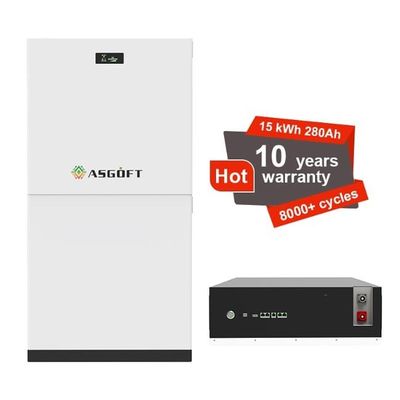 51.2V 280Ah batteria di accumulo di energia domestica 15kWh batteria agli ioni di litio a ciclo profondo
