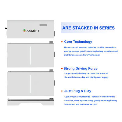 10KWH 15KWH 20KWH Batteria solare ad alta tensione LiFePO4