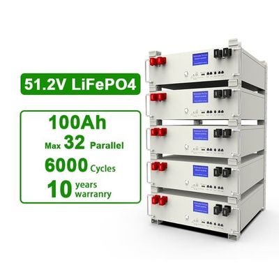 CE Stackable 5kwh Lifepo4 Hybrid Home Energy Storage Batteria al litio in ferro da 100Ah