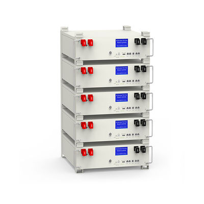 51.2V 100Ah Sistema di accumulo di energia DC Home Stacked Rack Mounted LiFePO4 Battery
