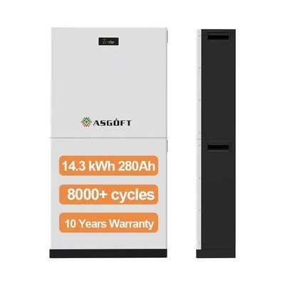 8000 cicli Batteria solare LiFePO4 51.2V 280Ah 15Kwh Batteria di accumulo di energia