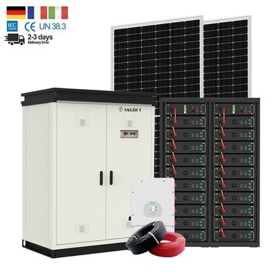 50kw 100KW Farm Off Grid Power On Grid Batteria del sistema industriale di stoccaggio dell'energia