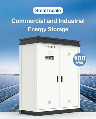 50KWH 100KWH Soluzione di stoccaggio dell'energia industriale commerciale ad alta tensione fuori rete