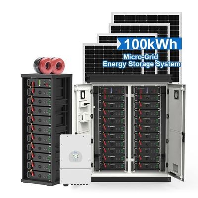 50 kW 60 kW 70 kW 100 kW Off On Grid Sistema di stoccaggio dell'energia solare con batteria al litio